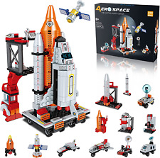 Space Exploration Shuttle Toys for 6 7 8 9 10 11 12 Year Old Boys 12-In-1 STEM A picture