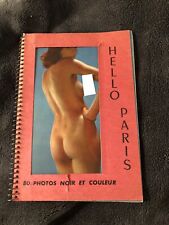 RARE French Erotica B&W - Hello Paris 80 Photos Noir Et Couleur Serge De Sazo picture