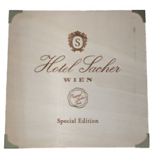 Wooden Hinged Box, Hotel Sacher Wien Original Torte Special Edition, Advertising picture