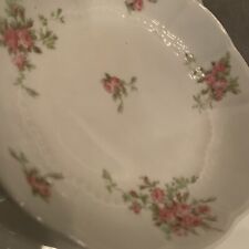 Charles Ahrenfeldt Limoges Depose Flora Berry Bowls   5”. Pink Roses 5 picture