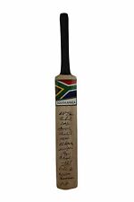 Authentic 2013 ICC Champions Trophy South Africa Team Signed Bat AB de Villiers picture