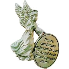 Spanish Angel Visor Clip - Never Drive Faster than your Guardian Angel can fly picture
