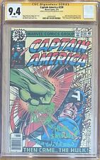 Captain America #230 CGC 9.4 Signed and Remarque by Ron Wilson Hulk Smash 🔥 picture