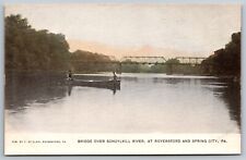 Postcard Bridge Over Schuylkill River - Royersford and Spring City Pa. *A1083 picture
