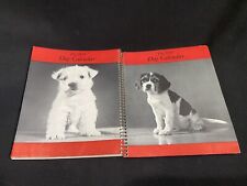 Vtg 1955 Dog Calendar Chandoha Hound Terriers Pug Collie Whippet Spaniel Poodle picture