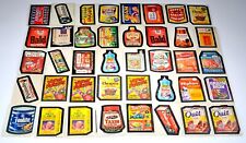 Incredible Vintage Lot (41) Of 1973-1974 Topps Wacky Packages Die Cut Stickers picture