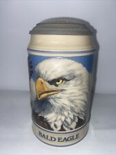 Budweiser 1989 Endangered Species Bald Eagle Beer Stein Collector Edition 3D picture