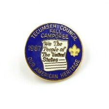 1987 Fall Camporee Tecumseh Council Pin Boy Scouts BSA Ohio picture