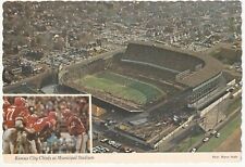 Ultra Scarce Kansas City Chiefs at Municipal Stadium Postcard - QB Len Dawson picture