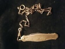 Vintage Esemco Pocket Knife w/10k Yellow Gold Handles picture