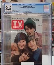 TV GUIDE JAN 28 1967 ICONIC MONKEES COVER CGC 8.5 OFF-WHITE/WHITE NO STICKER picture