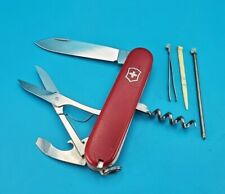 Vintage Victorinox Compact Swiss Army Knife Multi Tool 91mm Red picture