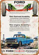 Metal Sign - 1965 Ford Pickup Trucks - Vintage Look Reproduction 2 picture