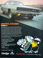 1968 Vintage Dodge Charger R/T original color ad A447 picture