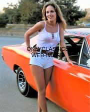 DUKES OF HAZZARD CATHERINE BACH DAISY 8X10 PHOTO 1969 DODGE CHARGER GENERAL LEE picture