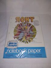RARE 1975 MEAD Notebook Paper with FREE ~ MIGHTY THOR ~ IRON ON TRANSFER~SEALED picture