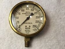 Vintage Pressure  Gage Jas. P. Marsh Co Chicago Illinois Made In USA water picture
