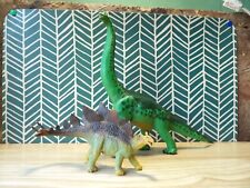 Lot of 2 retired Safari Ltd dinosaurs: Brachiosaurus and Stegosaurus picture