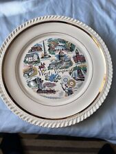 Vintage West Virgina Souvenir Plate picture