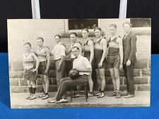 1926 Merrimac Wisconsin High School Basketball Team RPPC Real Photo Postcard picture
