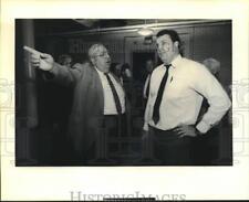 1990 Press Photo Joe Paglia & Lawrence Frischhertz of the Warren Easton School picture
