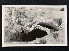 Juneau Alaska AK Mendenhall Glacier Antique RPPC Real Photo Postcard picture