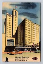 Rochester NY-New York, Hotel Seneca, Advertising, Vintage Souvenir Postcard picture