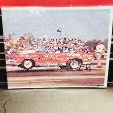 Vintage Drag Racing Magazine Cut Out. Scott Shafiroff's Chevy Vega. picture