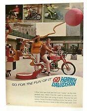 1967 Harley Davidson M-65 Motorcycle Original Advertisement Print Art Ad M-134 picture