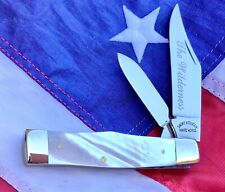 The Wilderness (by Queen) Smokey Mountain Knife Works GunStock Mother of Pearl picture