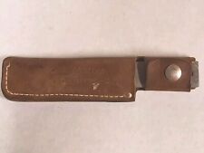 Schrade-Walden Old Timer Honesteel In Leather Case Vintage Tool picture