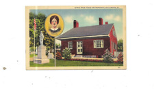 Vintage Postcard  Jennie Wade House & Monument Gettysburg PA    Linen picture