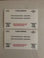 1979 Bally Flash Gordon Reproduction Score Card Set picture