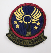USAF U.S. AIRFORCE PROGRESS BY TEAMWORK Military PATCH picture