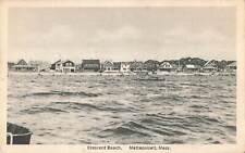 Vintage Postcard Ocean View Crescent BEach Mattapoisett Massachusetts 1937 picture