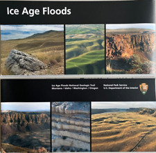 Newest ICE AGE FLOODS GEOLOGIC TRAIL  NATIONAL PARK SERVICE UNIGRID BROCHURE Map picture