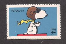 SNOOPY ON DOGHOUSE - WWI FLYING ACE - U.S. POSTAGE STAMP - MINT CONDITION picture
