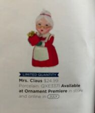 Hallmark 2024 Mrs. Claus Porcelain LIMITED  EDITION Ornament NEW picture