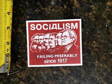 Funny Political sticker Bernie Sanders Democratic SOCIALISM SUCKS 2020 PRO TRUMP picture