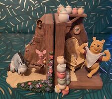 Wonderful Pair Of Vintage Disney Winnie-The-Pooh Coming To Tea Bookends 🍯🐝 picture