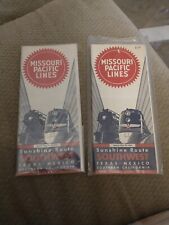 (2) Missouri Pacific Lines RR Timetable  Southwest Aug. 3, 1941 & May 18, 1941 picture