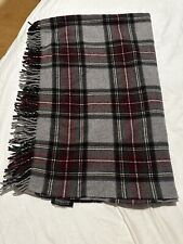 Pendleton Home Collection Wool Plaid Fringe Throw 48”x60” Comfort Quality Tartan picture