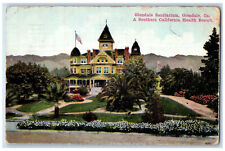 1913 Glendale Sanitarium A Southern California Health Resort Mansion CA Postcard picture