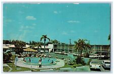 Cabana Inn Motor Hotel And Swimming Pool Cars Sarasota Florida FL Postcard picture