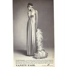 Vanity Fair Mills Silver Screen Evening Gown 1970s Vintage Print Ad 9 inch picture