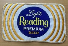 Vintage Light Reading Premium Beer Patch 6.75” x 4” picture