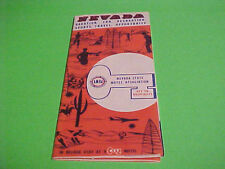 VINTAGE 1950'S TROURIST TRAVEL BROCHURE NEVADA STAY AT A 'KEY' MOTEL picture