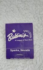 Baldini's Sports Casino Matchbook Sparks Nevada Matches Collectibles  picture