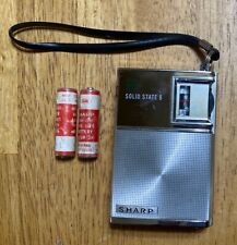 Vintage Sharp BP-111 Solid State 8 AM Transistor Radio - Working Condition picture