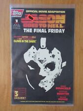 JASON GOES TO HELL, FINAL FRIDAY #1 (Topps/1993) *Glow/Dark Sealed w/2 Cards* picture